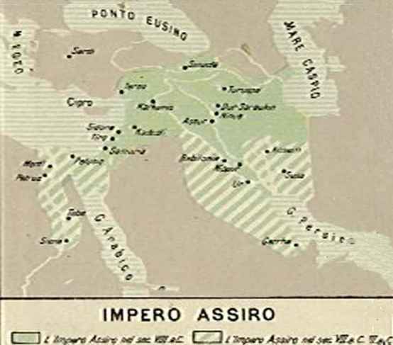 Carta dell'
Impero Assiro