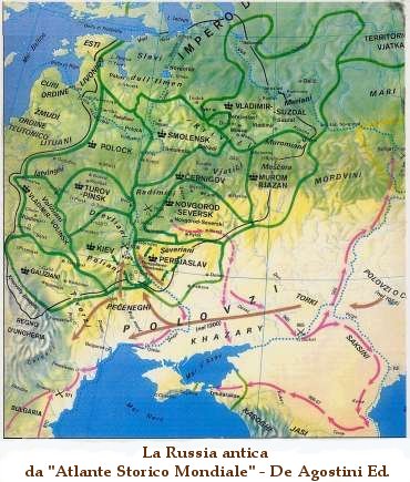 Cartina della Russia Antica